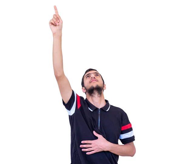 Guy Pointing His Finger — Stock Photo, Image