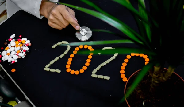 2020 New Medical Year Healthy Life More Natural — Stock Photo, Image