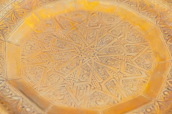 Traditional arabian tray made of copper