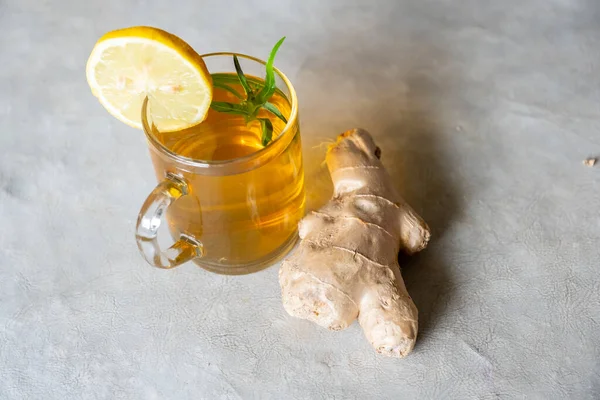 Mezclas Miel Jengibre Ajo Que Son Útiles Frío Refrescante Para — Foto de Stock