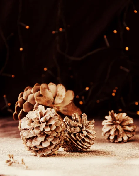 Christmas decoration with fir branches — Stock Photo, Image