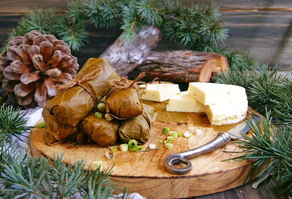 Dolma to the Christmas and New Year's table — Stock Photo, Image