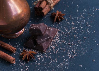 çikolata tarçın ve baharat Et