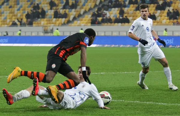 Shakhtar Donetsk - Goverla, Uzhgorod soccer oyunu — Stok fotoğraf