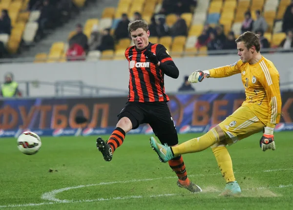 Shakhtar, Donetsk Goverla, Uzhgorod gioco di calcio — Foto Stock