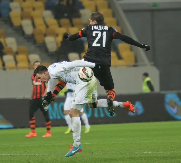 Shakhtar, Donetsk - Goverla, Oezjhorod soccer Spel — Stockfoto