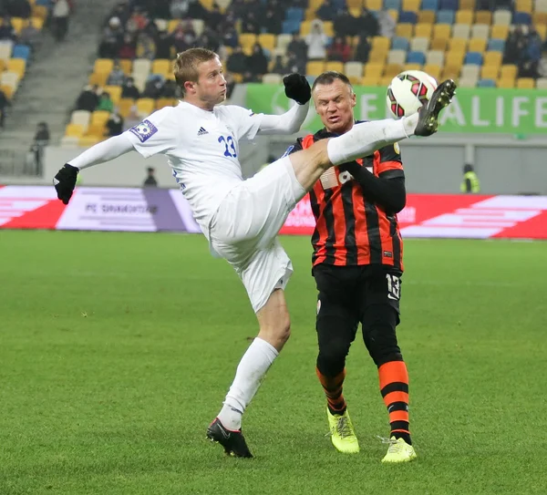 Shakhtar, Donetsk - Goverla, Uzhgorod jogo de futebol — Fotografia de Stock