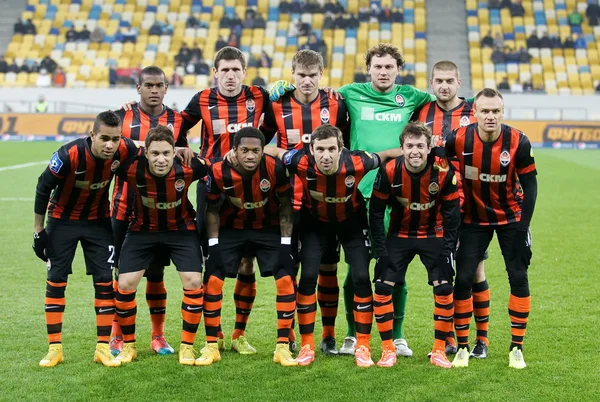 Shakhtar, Donetsk Goverla, Uzhgorod gioco di calcio — Foto Stock