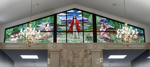 Raleigh, NC-4 Ocak 2015: Ralei vitray pencere