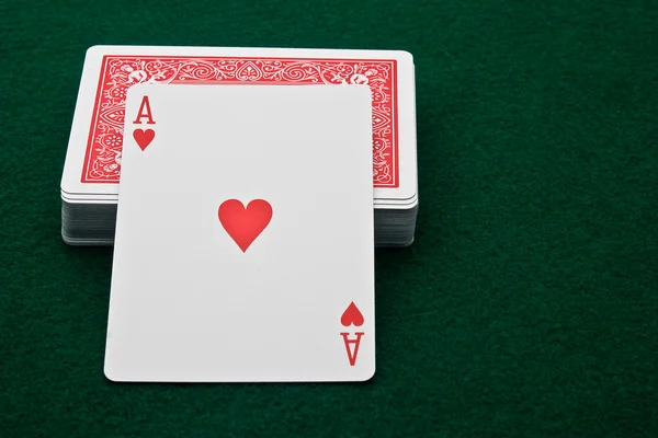 Ace of Hearts — Stock Photo, Image