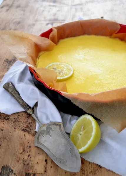 Lemon cheesecake — Stock Photo, Image