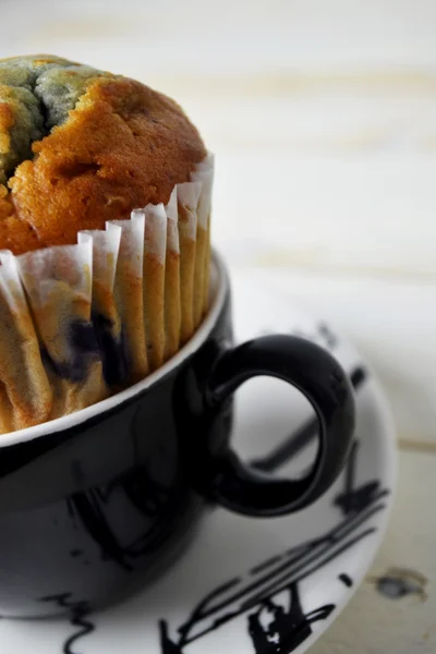 Borůvkový muffin — Stock fotografie