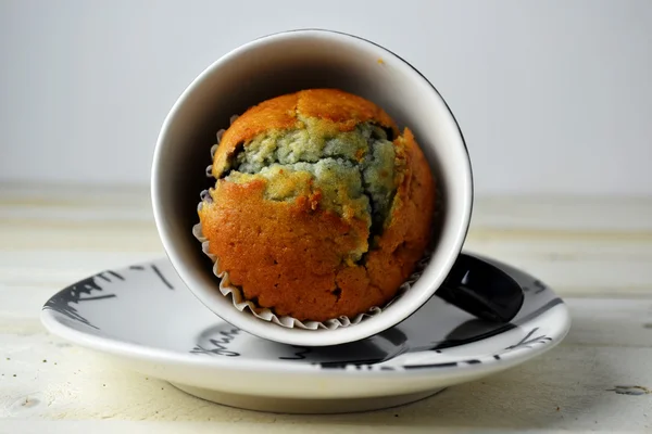 Borůvkový muffin — Stock fotografie