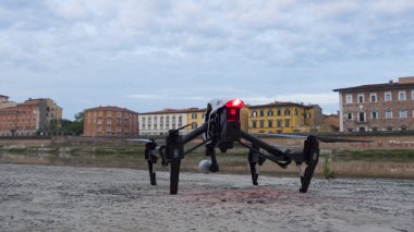 İle DJI indeks işlem Inspire X3 aracı profesyonel film yapımı için.