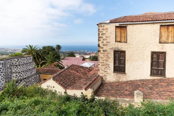 Vecchia Casa Orotava Tenerife Isole Canarie Spagna Con Vista Sulla — Foto Stock