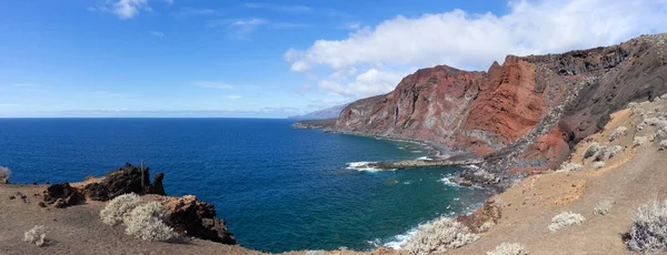 Panorama Bahía Naos Cerca Restinga Isla Hierro Islas Canarias España — Foto de Stock