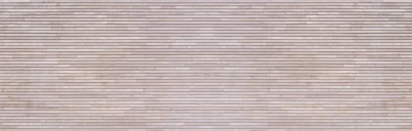 Wood Panoramic Background New Modern Facade Made Bright Horizontal Battens — Stock Photo, Image