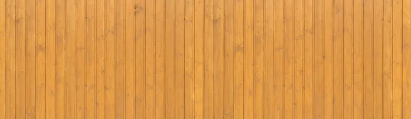 Honey Colored Yellow Brown Glazed Wooden Wall Made Vertical Boards — Stock Photo, Image