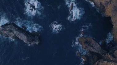 Carrapateira bölgesindeki Portekiz 'in Atlantik kıyısından insansız hava aracı görüntüleri..