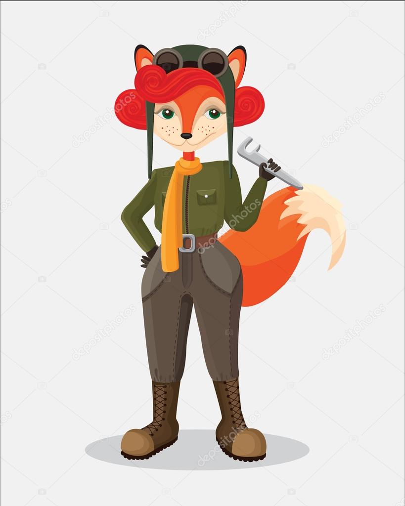 military fox-pilot that taking the wrench