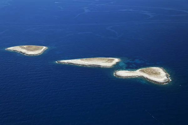 Vista Aerea Dell Isola Lastovo Mare Adriatico Croazia — Foto Stock