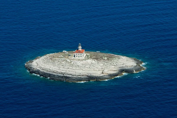 Fyrtorn Lastovo Öar Adriatiska Havet Kroatien — Stockfoto