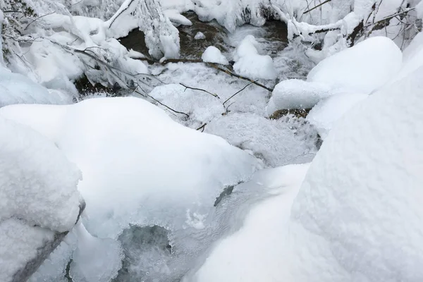 Hiver Dans Parc National Des Lacs Plitvice Croatie — Photo