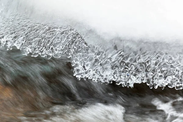Зима Национальном Парке Плитвицкие Озера Хорватия — стоковое фото