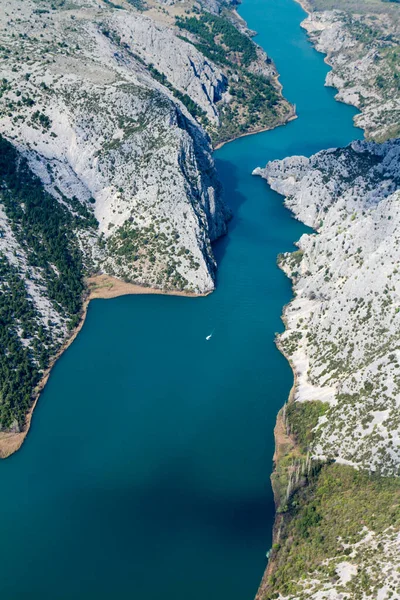 Desfiladeiro Parque Nacional Krka Croácia — Fotografia de Stock