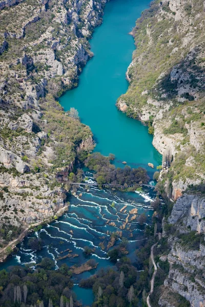 Roki Facka Národním Parku Krka Chorvatsko — Stock fotografie