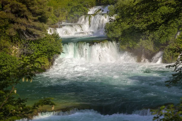 Wasserfall Skradinski Buk Nationalpark Krka Kroatien — Stockfoto
