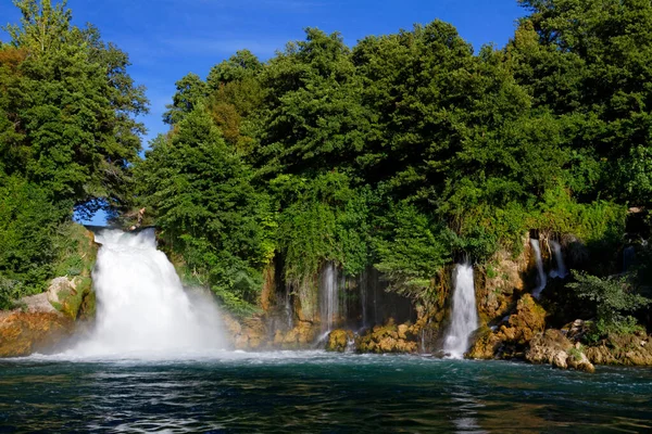 Wasserfall Bilusica Buk Nationalpark Krka Kroatien — Stockfoto