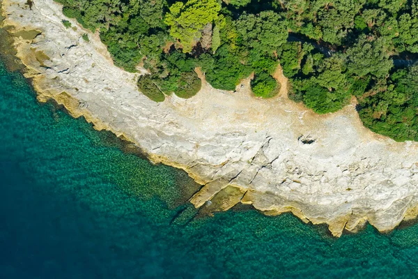 Hırvatistan 'ın Brijuni Ulusal Parkı' nın hava manzarası