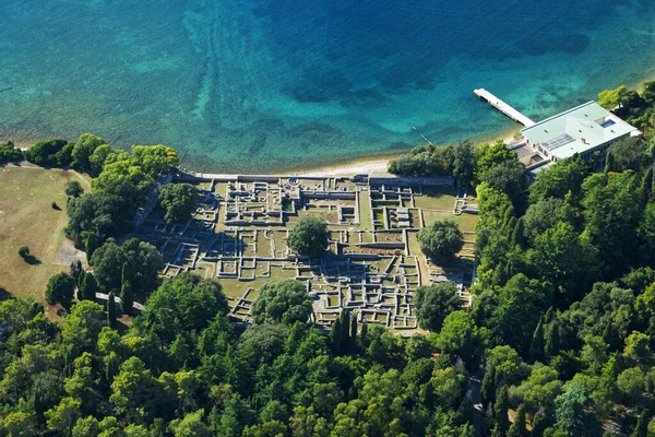 Flygfoto Över Brijuni Nationalpark Kroatien — Stockfoto