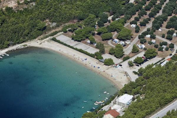 Litoral Península Peljeac Mar Adriático Croácia — Fotografia de Stock