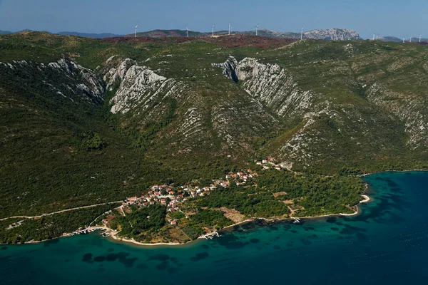 Litoral Península Peljeac Mar Adriático Croácia — Fotografia de Stock