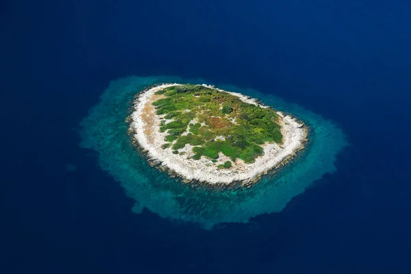 Veduta Aerea Peljeac Mare Adriatico Croazia — Foto Stock