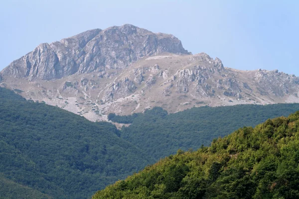 Les Montagnes Dans Parc National Mavrovo Macédoine — Photo