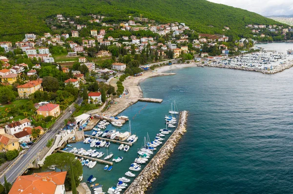 Luchtfoto Van Icici Stad Kroatië — Stockfoto