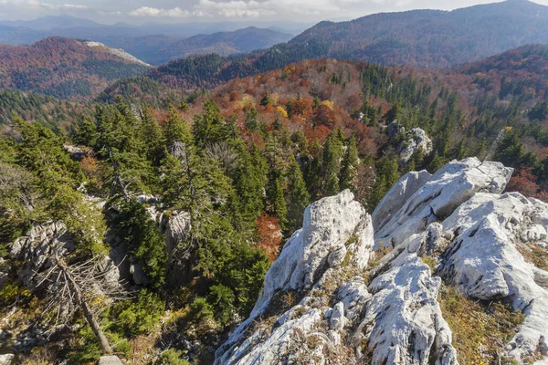 Jesień Górach Bijele Stijene Chorwacji — Zdjęcie stockowe