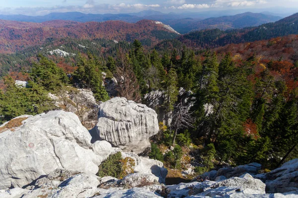 Jesień Górach Bijele Stijene Chorwacji — Zdjęcie stockowe
