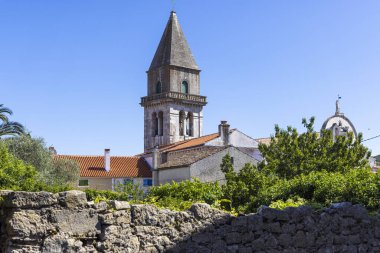 Hırvatistan 'ın Adriyatik Denizi, Cres Adası' ndaki tarihi Osor kasabası