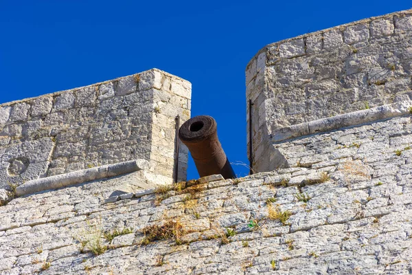 克罗地亚Hvar岛上Hvar镇的古堡Fortica — 图库照片