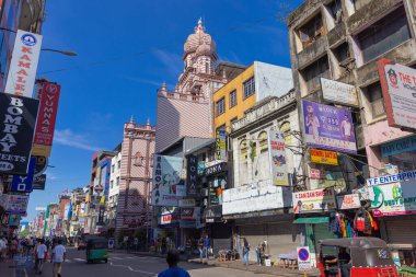 Pettah, Colombo, Sri Lanka 'daki Jami Ul-Alfar Camii (Kızıl Cami)