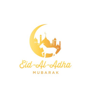 Kurban Bayramı Mübarek vektör Resimleri Tebrik kartının Arkaplanı