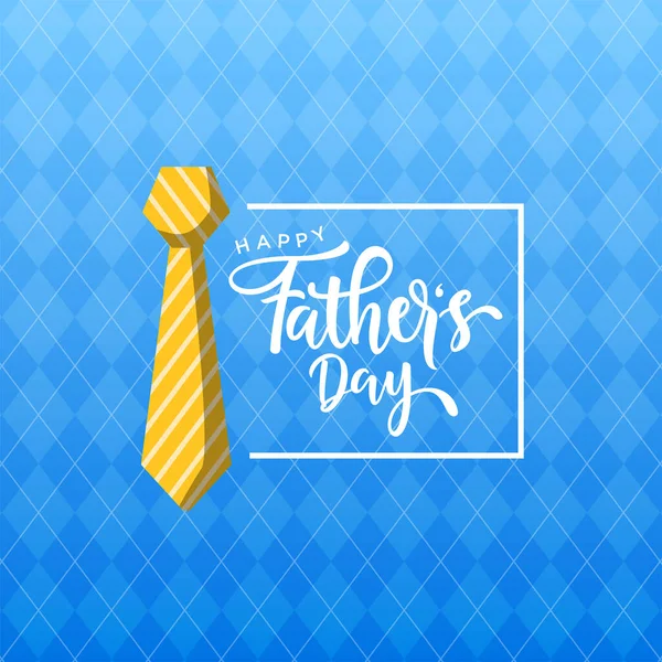 Elegant Happy Fathers Day Greeting Background — Stock Vector