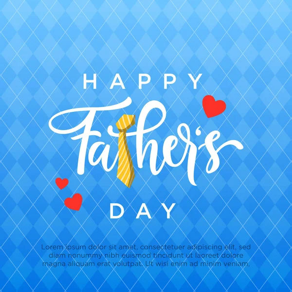 Happy Father Day Illustration Vector Graphic Good Greeting Card Sale — Stock Vector