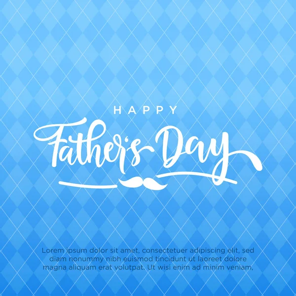 Happy Father Day Illustration Vector Graphic Good Greeting Card Sale — Stock Vector