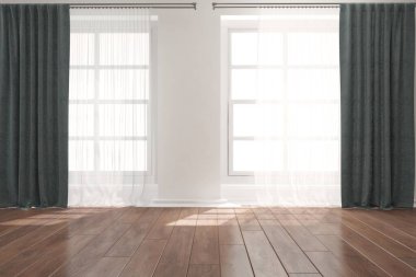 Modern iç tasarım. 3d illüstrasyon