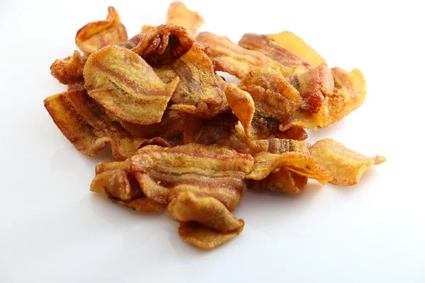 Banan chips mellanmål — Stockfoto